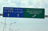 Exit here for Orans Aroport International Ahmed ben Bella