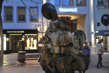 Sculpture on the Grand Rue, Luxembourg