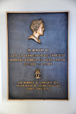 Plaque in memory of Grand Duchesse Charlotte of Luxembourg
