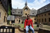 First courtyard, Abbaye dOrval