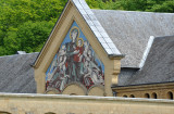 Mural - Madonna and Child with Angels, Abbaye dOrval