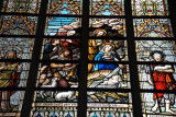 Stained glass - Adoration of the Shepherds, Sint-Salvatorskathedraal 