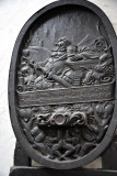 Carved wine cask cover, Drosselgasse