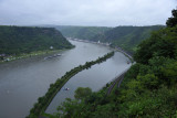 View from the Loreley downstream