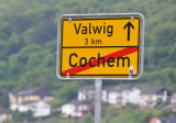 Leaving Cochem...maybe next time some sunshine