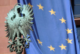 Frankfurt Eagle with the EU Flag, Rmerberg
