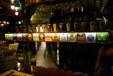 Part of Akkurats selection of draft beers, including many Swedish microbrews