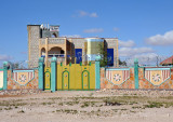 Villa with a colorful wall and gate for rent near Hargeisa Airport