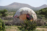 Another hut of Somali nomads near Laas Geel