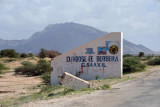 D/Hoose ee Berbera G. Saaxil - road sign leaving Berbera