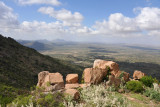 View of the foothills and plains to the north