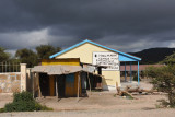 Tin shack in front of the primary school, Sheekh