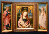 Triptych with the Virgin and Child, John the Evangelist and Mary Magdalene, Jan Provoost, ca 1520-1525
