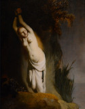 Andromeda, Rembrandt, ca 1630