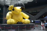 Lamp Bear, the centrepiece of the new Hamad International Airport, Doha