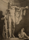 The Apollo Belvedere, Hendrick Goltzius, ca 1592, printed ca 1617