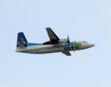 Insel Air Fokker F50 departing Curaao (PJ-KVG)