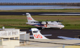 The domestic airline, Air Tahiti, uses a fleet of ATR-42 and ATR-72 aircraft