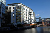 Apartments and pedestrian bridge, Birmingham Canal