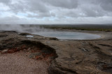 The Great Geysir erupts infrequently