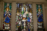 Stained glass windows of the Pabst Pavilion