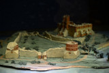 Model of the ruins of Trakai Castle