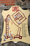Map of Trakai Castle