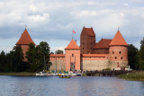 Trakai Island Castle from the peninsula