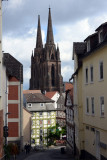 Roter Graben with the Elisabethkirche, Marburg