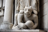 Devil on the left side of the Main Portal, Wetzler Cathedral