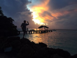 Me and the Tobago sunset