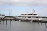 Northern Cross in the port of Mariehamn, land