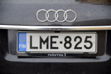 Finland license plate