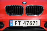 Norwegian license plate
