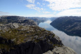 Lysefjord from Pulpit Rock