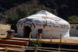 Yurt accommodation, Sharyn Canyon