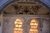 Alabaster windows in the form of mujdar horseshoe arches, Santa Maria la Blanca