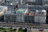 PKiN: Al. Jerozolimskie on the south side of the Palace of Culture and Science