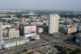 PKiN: View southeast with the Novotel and Rotunda