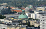 PKiN: Green dome of the Holy Trinity Church, Warsaw