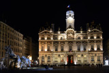 Htel de Ville - Lyon City Hall, at night