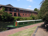 The Trumpeter on the Dudley Canal