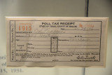 Dallas Poll Tax Receipt, 1915