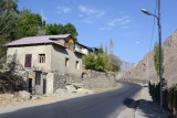 Heading up the main road of Tyrchit on the south side of the Ghund River, Khorog