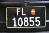 Licenseplate, Frstenturm Liechtenstein