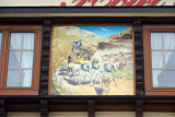 Painting of a Swiss Postal Coach, Andermatt