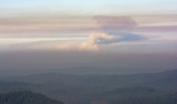 Swedes Fire In & Under Smoke Inversion 0933 hrs 17 Aug 2013