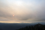 Morning Sun thru American Fire Smoke 22 Aug 13