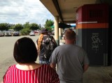 Waiting in line at the ATM