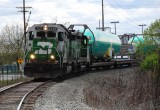 Final shot of the fuselage train